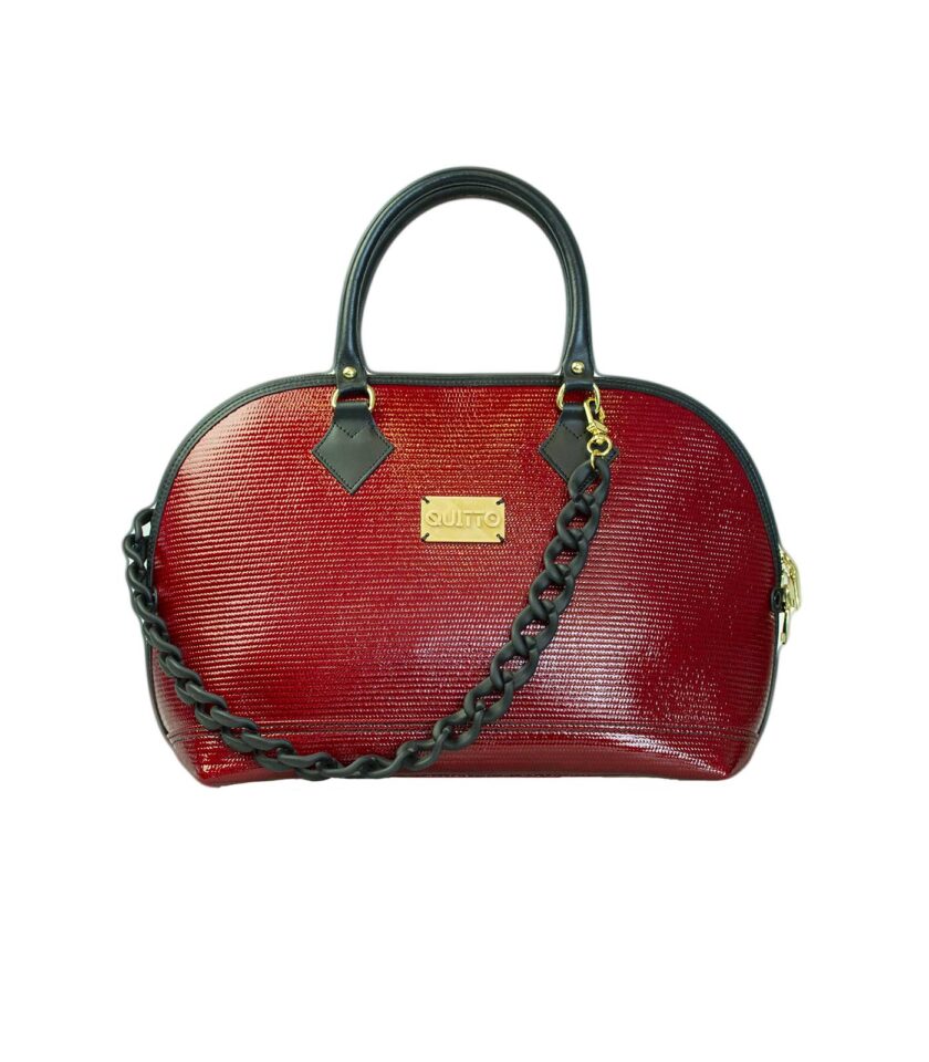 Borsa Yves Bauletto Rosso Quittobags Made in Italy