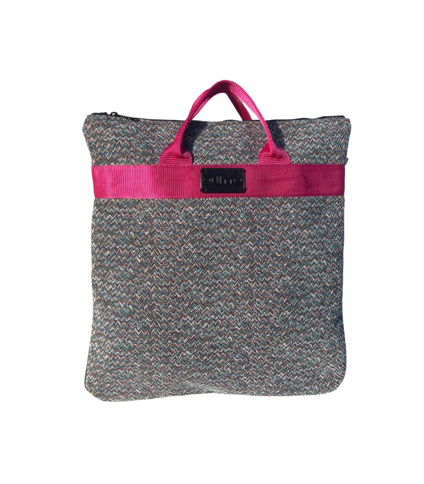 Basic backpack in kaolin fabric